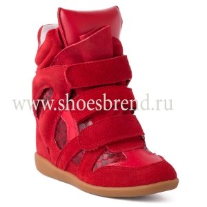 Isabel Marant Sneakers Snake Red