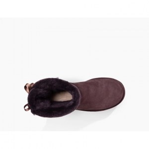 UGG BAILEY BOW II CHOCOLATE