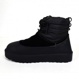 UGG CLASSIC MINI LACE-UP WEATHER BLACK