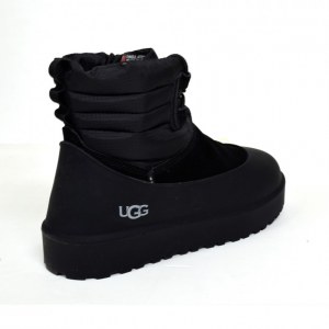 UGG CLASSIC MINI LACE-UP WEATHER BLACK