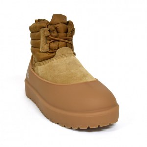 UGG CLASSIC MINI LACE-UP WEATHER CHOCOLATE