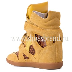 Isabel Marant Sneakers Snake Yellow
