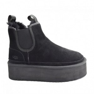 UGG CHELSEA PLATFORM BLACK