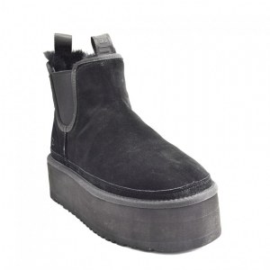 UGG CHELSEA PLATFORM BLACK