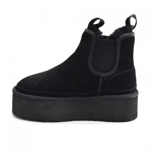 UGG CHELSEA PLATFORM BLACK