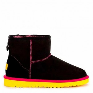 UGG CLASSIC MINI BLACK YELLOW