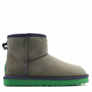 UGG CLASSIC MINI II GREY - AQUA