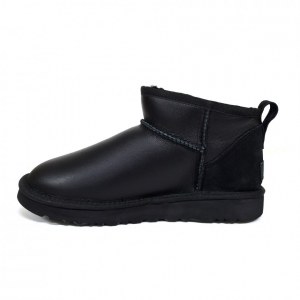 UGG CLASSIC ULTRA MINI METALLIC BLACK