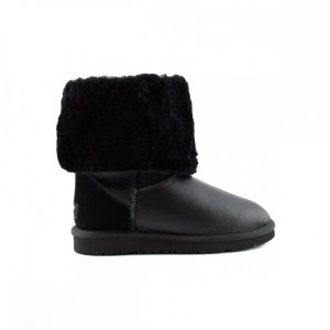 UGG CLASSIC TALL METALLIC BLACK