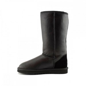 UGG CLASSIC TALL METALLIC BLACK