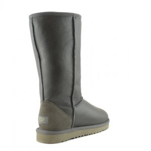 UGG CLASSIC TALL METALLIC GREY