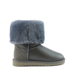 UGG CLASSIC TALL METALLIC GREY