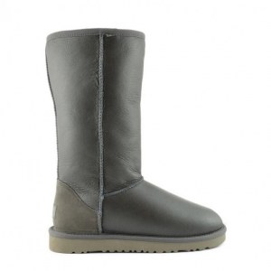 UGG CLASSIC TALL METALLIC GREY