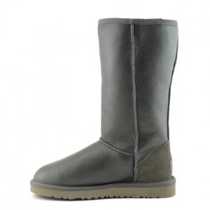 UGG CLASSIC TALL METALLIC GREY