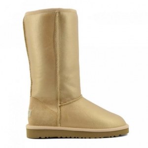 UGG CLASSIC TALL METALLIC SAND