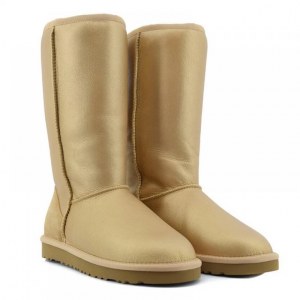 UGG CLASSIC TALL METALLIC SAND