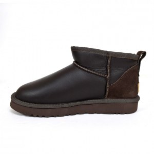 UGG CLASSIC ULTRA MINI METALLIC CHOCOLATE