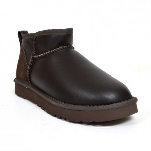 UGG CLASSIC ULTRA MINI METALLIC CHOCOLATE