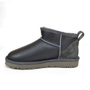 UGG CLASSIC ULTRA MINI METALLIC GREY