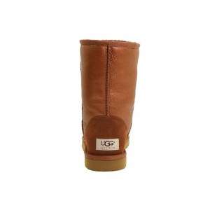 UGG CLASSIC SHORT METALLIC GOLD