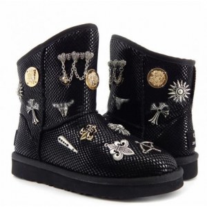 UGG JIMMY CHOO MULTISIGN - BLACK