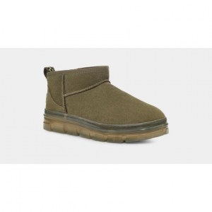 UGG CLASSIC ULTRA MINI CLEAR BURNT OLIVE