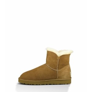 UGG Mini Bailey Button  Chestnut