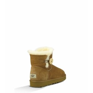 UGG Mini Bailey Button  Chestnut