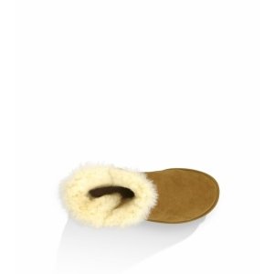 UGG Mini Bailey Button  Chestnut