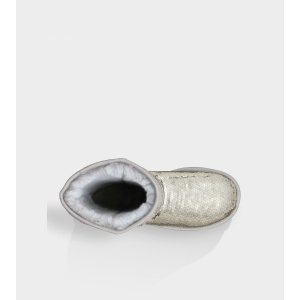 UGG Classic Short Sparkles - Silver