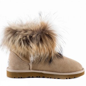 UGG Mini Fox Fur - Sand