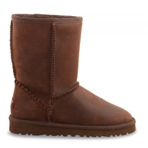 UGG Classic Short Leather Chocolate