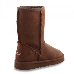 UGG Classic Short Leather Chocolate