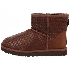 UGG Women Mini Woven - Brown 