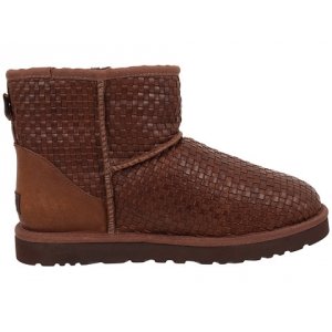 UGG Women Mini Woven - Brown 