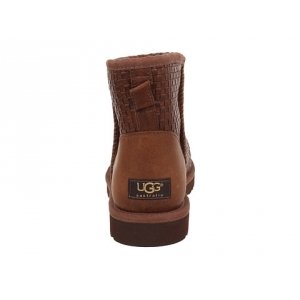 UGG Women Mini Woven - Brown 