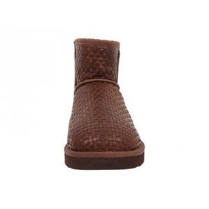 UGG Women Mini Woven - Brown 