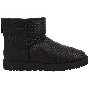 UGG Women Mini Woven - Black