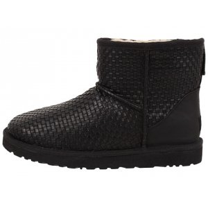 UGG Women Mini Woven - Black