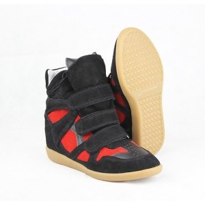 Isabel Marant Sneakers Black and Red