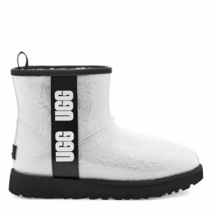 UGG CLASSIC CLEAR MINI WHITE