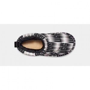 UGG CLASSIC MAXI WAVELENGHT MINI BLACK / WHITE