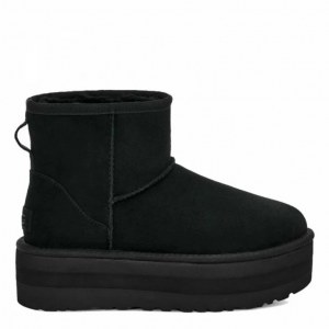 UGG CLASSIC MINI PLATFORM BLACK