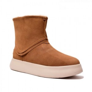 UGG CLASSIC SHORT BOOM BOOTIE CHESTNUT