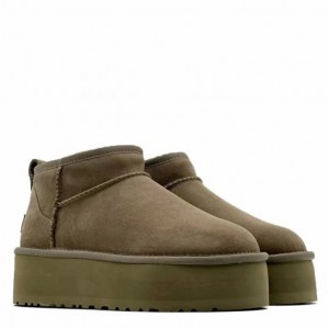 UGG CLASSIC ULTRA MINI PLATFORM CAPPUCCINO