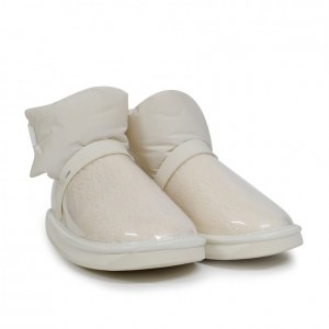 UGG CLEAR QUILTY BOOTS WHITE