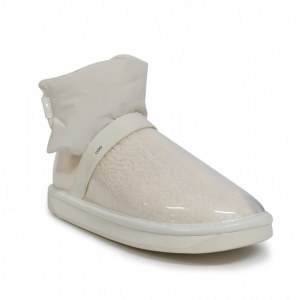 UGG CLEAR QUILTY BOOTS WHITE