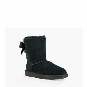 UGG CUSTOMIZABLE BAILEY BOW BLACK