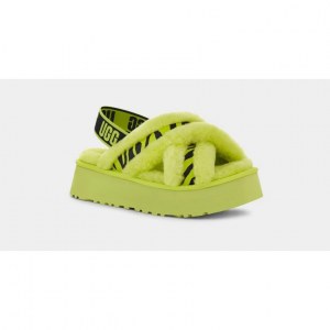 UGG DISCO COLOR SLIDE KEY LIME