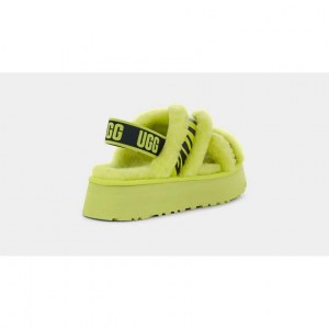 UGG DISCO COLOR SLIDE KEY LIME